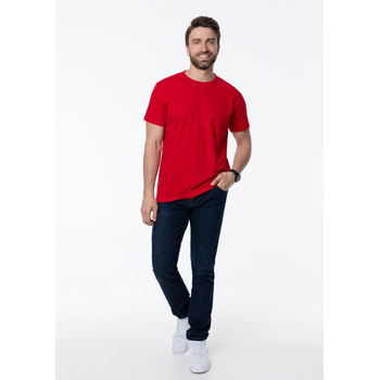 Футболка унисекс хлопок 150, 52, Красный,  (14)  (52/XL)