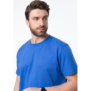 Футболка унисекс хлопок 150, 52, Синий,  (16/1)  (52/XL)