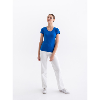 Футболка женская STAN V ворот 180, 07U, Синий,  (16/1)  (50/XL)