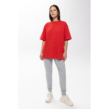 Футболка оверсайз STAN хлопок 180, 306, Красный,  (14)  (44/XS)
