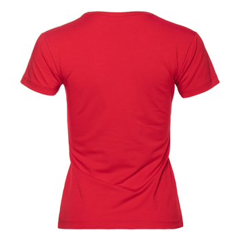 Футболка женская STAN хлопок/эластан 180, 37W, Красный,  (14)  (52/XXL)