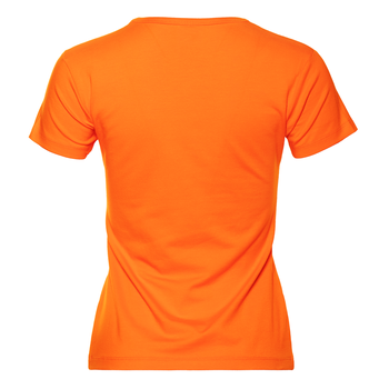 Футболка женская STAN хлопок/эластан 180, 37W, Оранжевый,  (28/1)  (50/XL)