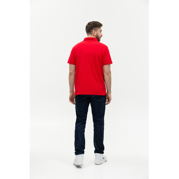 Рубашка поло унисекс  STAN хлопок/полиэстер 185, 04, Красный,  (14)  (56/XXXL)