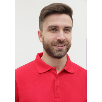 Рубашка поло унисекс  STAN хлопок/полиэстер 185, 04, Красный,  (14)  (56/XXXL)