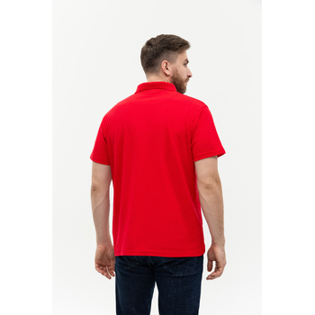 Рубашка поло унисекс  STAN хлопок/полиэстер 185, 04, Красный,  (14)  (6XL)