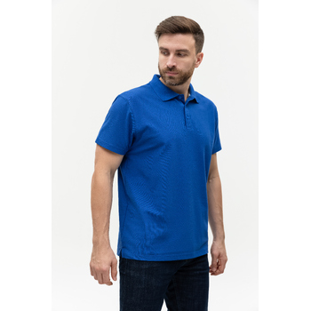 Рубашка поло унисекс  STAN хлопок/полиэстер 185, 04, Синий,  (16/1)  (54/XXL)