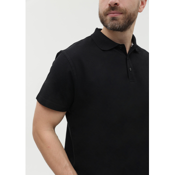 Рубашка поло унисекс  STAN хлопок/полиэстер 185, 04, Чёрный,  (20)  (52/XL)