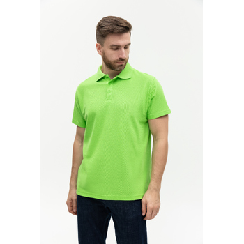 Рубашка поло унисекс  STAN хлопок/полиэстер 185, 04, Ярко-зелёный,  (26)  (44/XS)