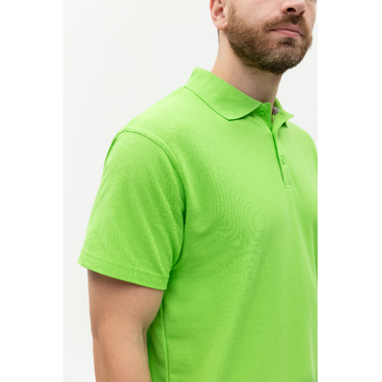 Рубашка поло унисекс  STAN хлопок/полиэстер 185, 04, Ярко-зелёный,  (26)  (44/XS)