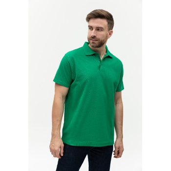 Рубашка поло унисекс  STAN хлопок/полиэстер 185, 04, Зелёный,  (30)  (44/XS)