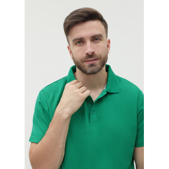 Рубашка поло унисекс  STAN хлопок/полиэстер 185, 04, Зелёный,  (30)  (44/XS)