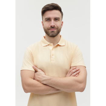 Рубашка поло унисекс  STAN хлопок/полиэстер 185, 04, Бежевый,  (54/1)  (48/M)