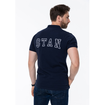 Рубашка поло унисекс STAN хлопок/эластан 200, 05, Тёмно-синий,  (46)  (56/XXXL)