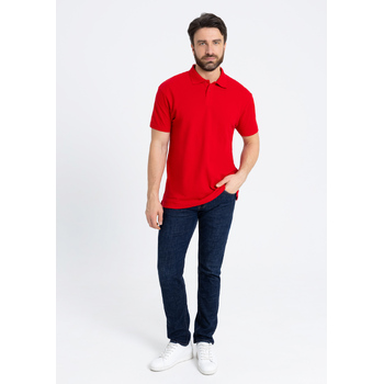 Рубашка поло унисекс STAN хлопок 185, 04U, Красный,  (14)  (44/XS)