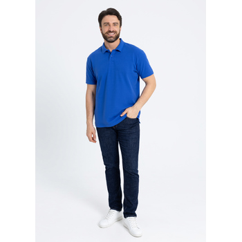 Рубашка поло унисекс STAN хлопок 185, 04U, Синий,  (16/1)  (54/XXL)