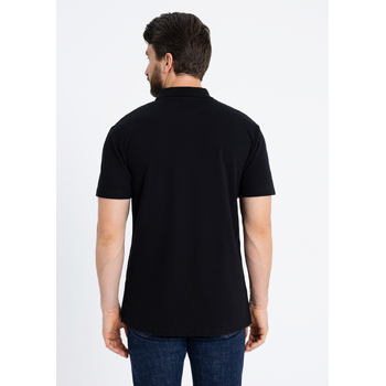 Рубашка поло унисекс STAN хлопок 185, 04U, Чёрный,  (20)  (42/XXS)
