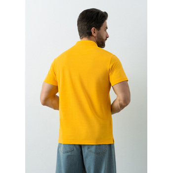 Рубашка поло унисекс STAN хлопок/полиэстер 185, 104, Жёлтый,  (12/1)  (58/4XL)