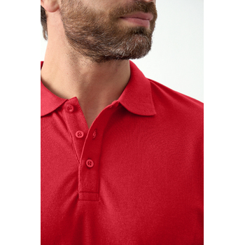 Рубашка поло унисекс STAN хлопок/полиэстер 185, 104, Красный,  (14)  (44/XS)