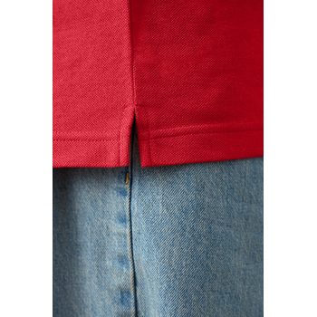 Рубашка поло унисекс STAN хлопок/полиэстер 185, 104, Красный,  (14)  (60-62/5XL)