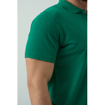 Рубашка поло унисекс STAN хлопок/полиэстер 185, 104, Зелёный,  (30)  (58/4XL)
