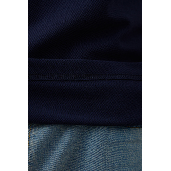 Рубашка поло унисекс STAN хлопок/полиэстер 185, 104, Тёмно-синий,  (46)  (58/4XL)