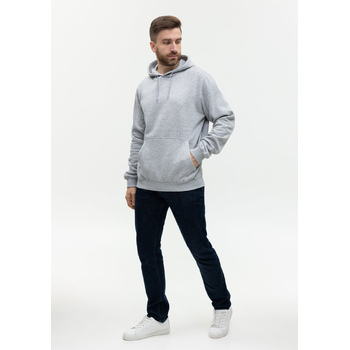 Худи унисекс STAN футер с начёсом 260, 20, Серый меланж,  (50/60)  (54/XXL)