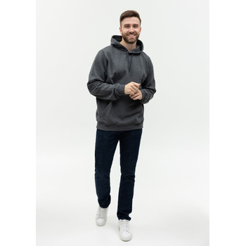 Худи унисекс STAN футер с начёсом 260, 20, Тёмный меланж,  (60/1)  (52/XL)