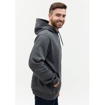 Худи унисекс STAN футер с начёсом 260, 20, Тёмный меланж,  (60/1)  (52/XL)