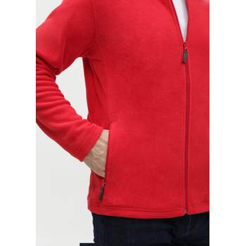 Толстовка унисекс STAN на молнии микрофлис 200, 21, Красный,  (14)  (44/XS)