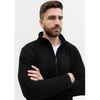 Толстовка унисекс STAN на молнии микрофлис 200, 21, Чёрный,  (20)  (42/XXS)