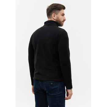 Толстовка унисекс STAN на молнии микрофлис 200, 21, Чёрный,  (20)  (54/XXL)