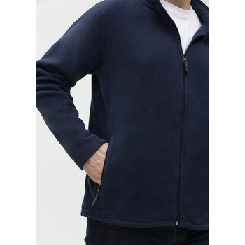 Толстовка унисекс STAN на молнии микрофлис 200, 21, Тёмно-синий,  (46)  (52/XL)