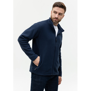 Толстовка унисекс STAN на молнии микрофлис 200, 21, Тёмно-синий,  (46)  (54/XXL)