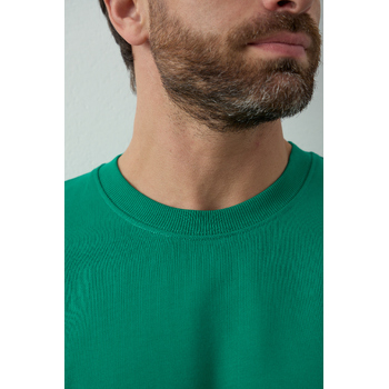 Свитшот унисекс STAN футер с начёсом 260, 53, Зелёный,  (30)  (44/XS)