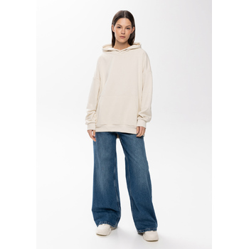 Худи унисекс STAN оверсайз футер без начёса 350, 66, Молочный,  (11)  (54/XXL)