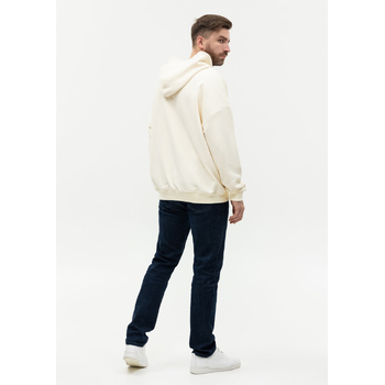 Худи унисекс STAN оверсайз футер без начёса 350, 66, Молочный,  (11)  (54/XXL)