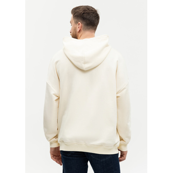 Худи унисекс STAN оверсайз футер без начёса 350, 66, Молочный,  (11)  (54/XXL)