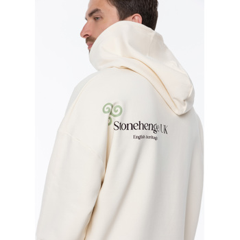 Худи унисекс STAN оверсайз футер без начёса 350, 66, Молочный,  (11)  (54/XXL)