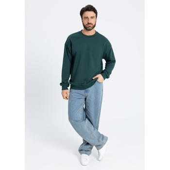 Свитшот унисекс STAN футер без начёса, 350, 96, Тёмно-зелёный,  (130)  (56/XXXL)