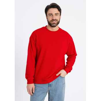 Свитшот унисекс STAN футер без начёса, 350, 96, Красный,  (14)  (56/XXXL)