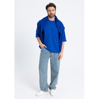 Свитшот унисекс STAN футер без начёса, 350, 96, Синий электрик,  (47)  (52/XL)