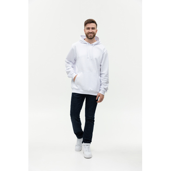 Худи унисекс STAN футер без начёса 260, 23, Белый,  (10/1)  (5XL)