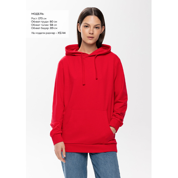 Худи унисекс STAN футер без начёса 260, 23, Красный,  (14)  (54/XXL)