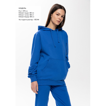 Худи унисекс STAN футер без начёса 260, 23, Синий,  (16/1)  (50/L)