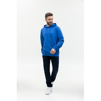 Худи унисекс STAN футер без начёса 260, 23, Синий,  (16/1)  (54/XXL)