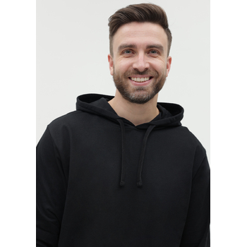 Худи унисекс STAN футер без начёса 260, 23, Чёрный,  (20)  (46/S)