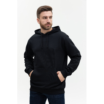 Худи унисекс STAN футер без начёса 260, 23, Чёрный,  (20)  (56/XXXL)