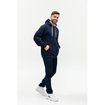 Худи унисекс STAN футер без начёса 260, 23, Тёмно-синий,  (46)  (44/XS)