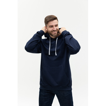 Худи унисекс STAN футер без начёса 260, 23, Тёмно-синий,  (46)  (44/XS)