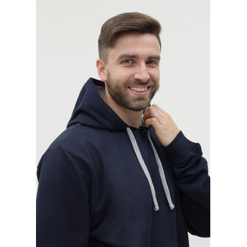 Худи унисекс STAN футер без начёса 260, 23, Тёмно-синий,  (46)  (52/XL)